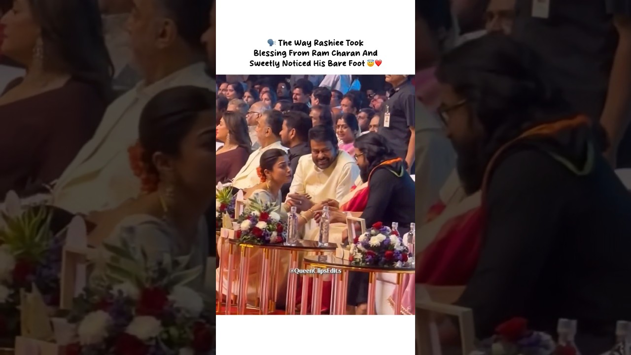 Rashiee Spots Ram Charan's Bare Feet 😇