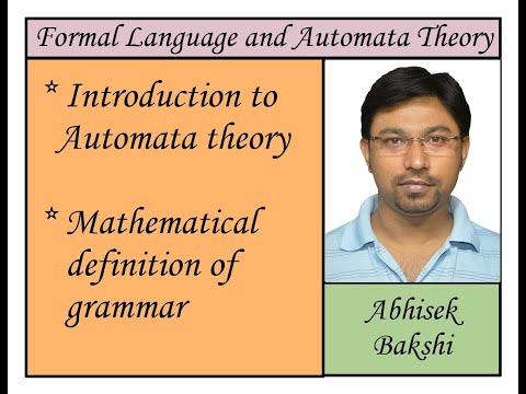 Automata theory 1: Introduction to Automata theory