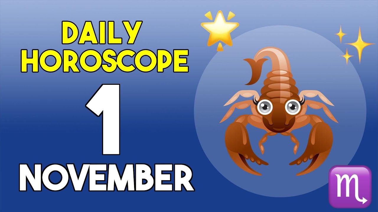 Daily Scorpio Horoscope for November 1, 2025 🌟 – Your Personalized Astrological Insights