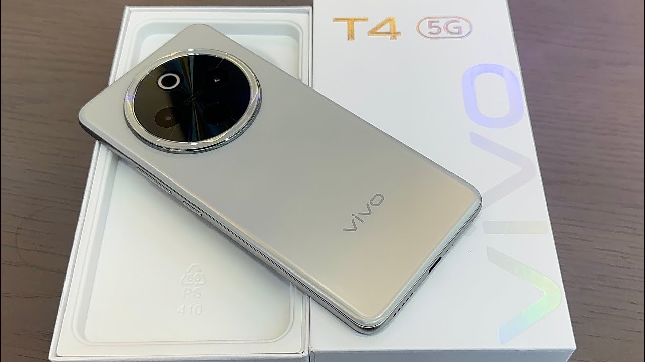 Vivo T4 5G Gray Unboxing, First Look & Review 🔥 | Vivo T4 5G Price,Spec & Many More
