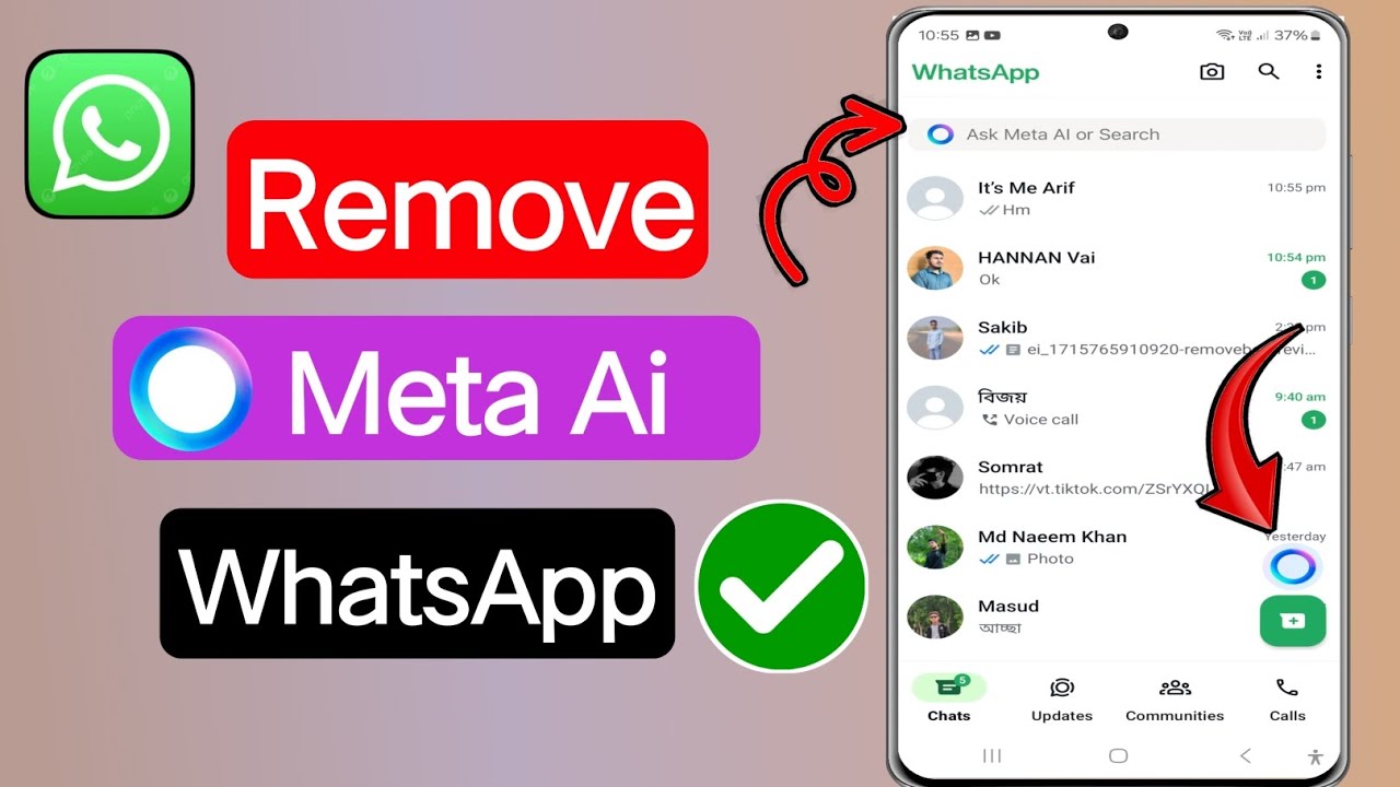 Remove Meta AI from WhatsApp in 2025 📱