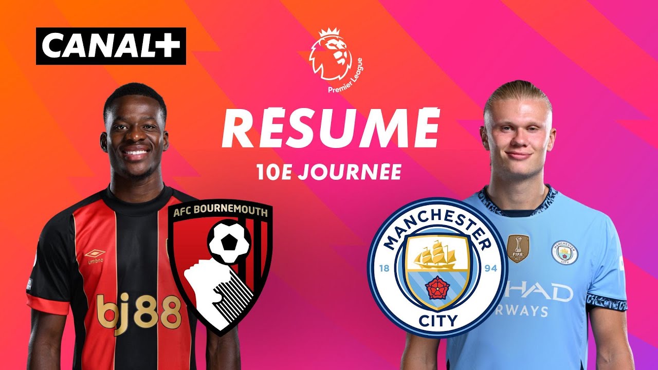 Résumé Bournemouth vs Manchester City - Premier League 2024-25 (J10) ⚽️