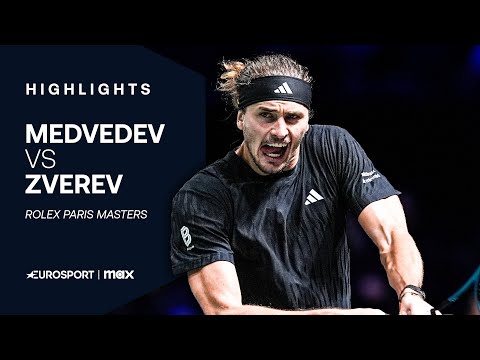ROLEX PARIS MASTERS : Zverev ÉLIMINE Medvedev dans un MATCH DE FOU et rejoint Sinner en demies