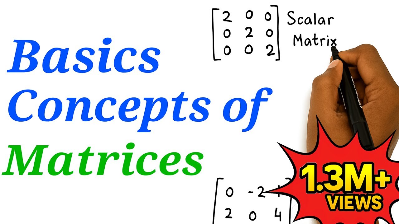 Basic Concepts of Matrices for 12th HSC 📊