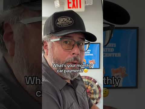 What's your monthly car payment? (Autoshop edition)