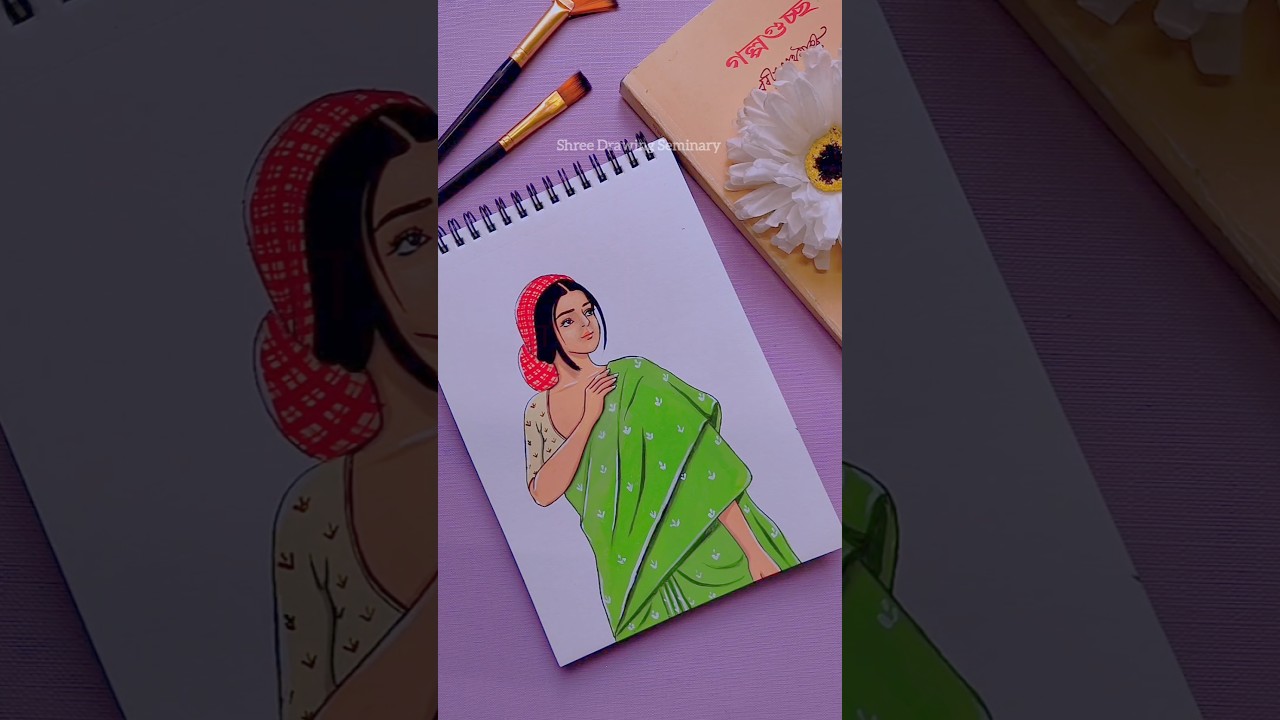 Bengali Beauty β¨ | Art & Drawing Shorts