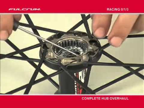 Démontage et entretien des roues Fulcrum Racing 1, Racing 0, Racing 3