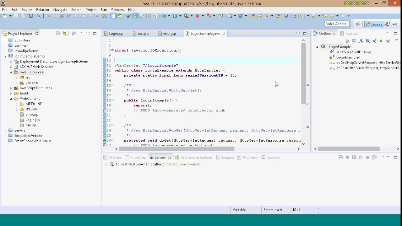 Java Login Example with JSP & Servlet