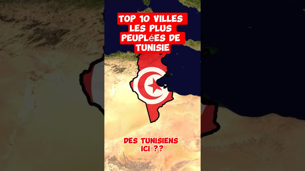 TOP 10 Top 10 des Villes les Plus Populaires en Tunisie 🇹🇳