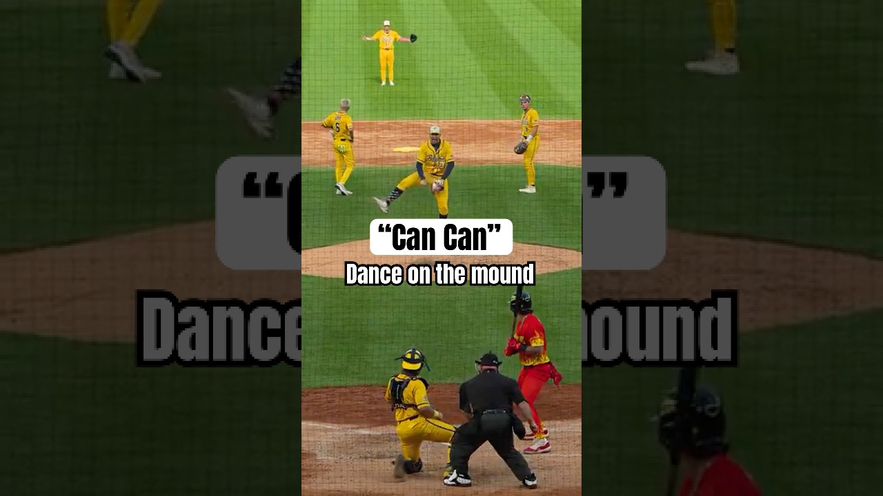 Can Andy Dance? Watch Him Show Off His Moves! 🕺 #Baseball #Dance #SavannahBananas