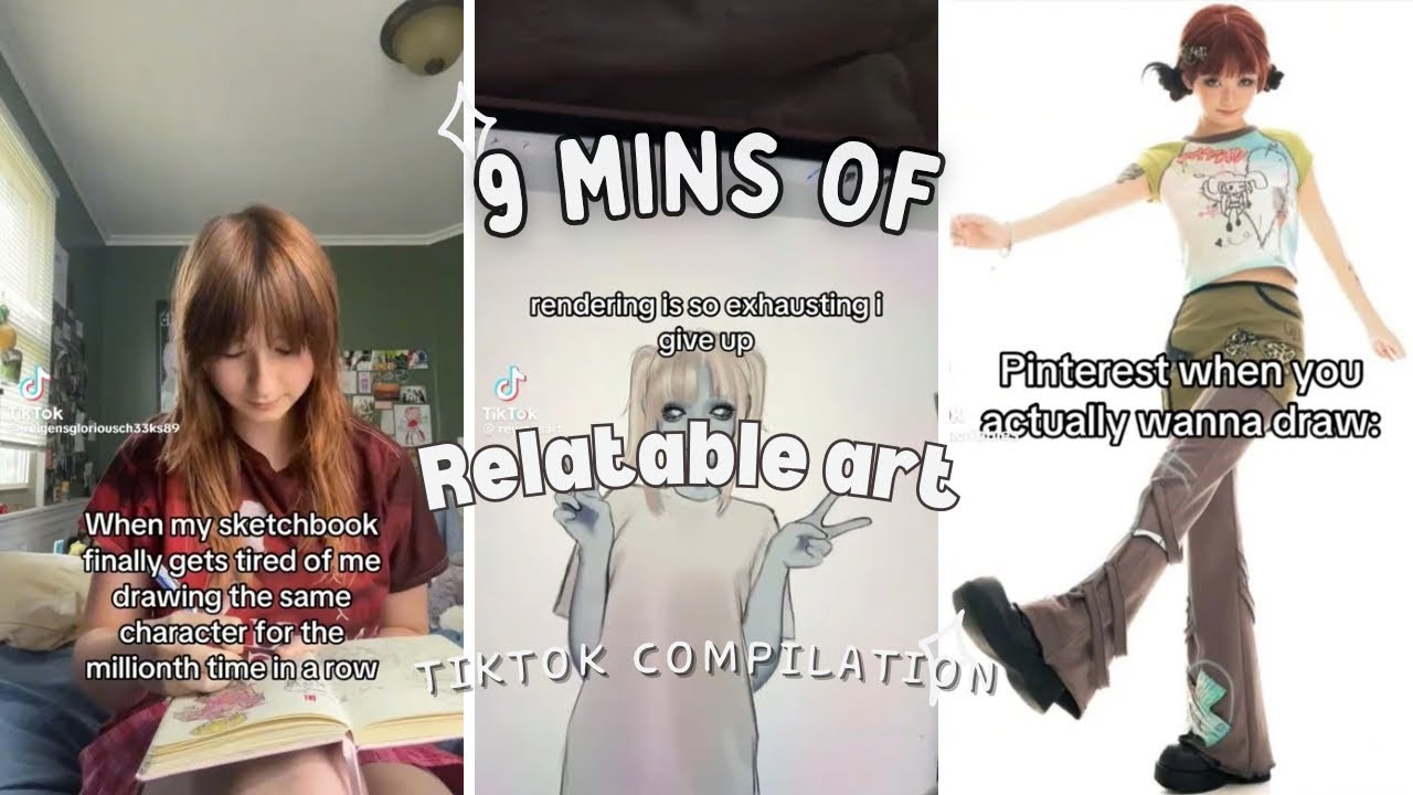 Relatable TikTok Art Compilation π¨