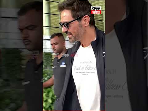 Arjun Rampal flying from Mumbai spotted at airport