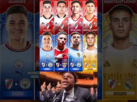 🇦🇷 River Plate keep raising future stars for Europe like Echeverri and Mastantuono are next,,,