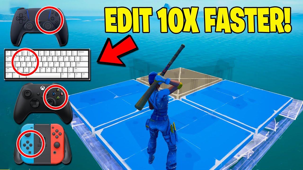 Secret Settings to Edit Faster in Fortnite! 🎮