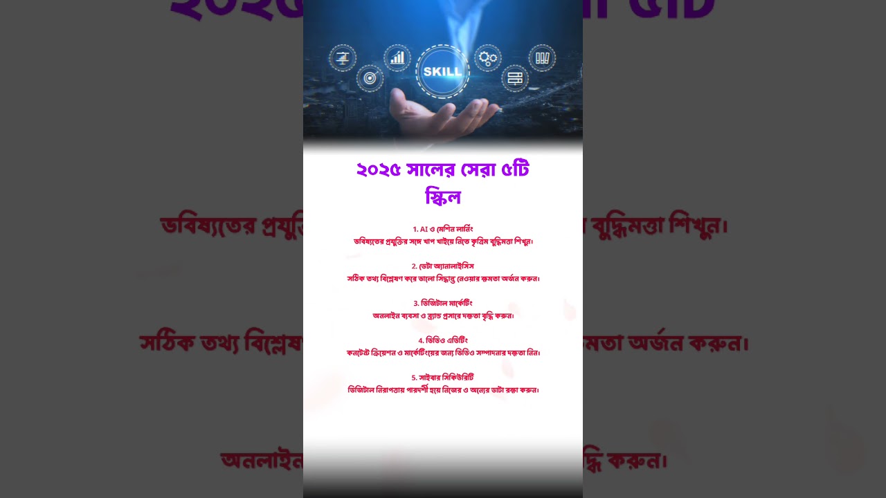 শীর্ষ ৫ ফ্রিল্যান্সিং স্কিল 🖥️