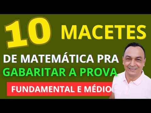 NÃO ERRE MAIS MATEMÁTICA! TODO CONCURSEIRO DEVE SABER. PARTE 1 DE 2. PASSO A PASSO.