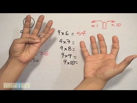 Tabla del 9 con trucos usando los dedos ✋
