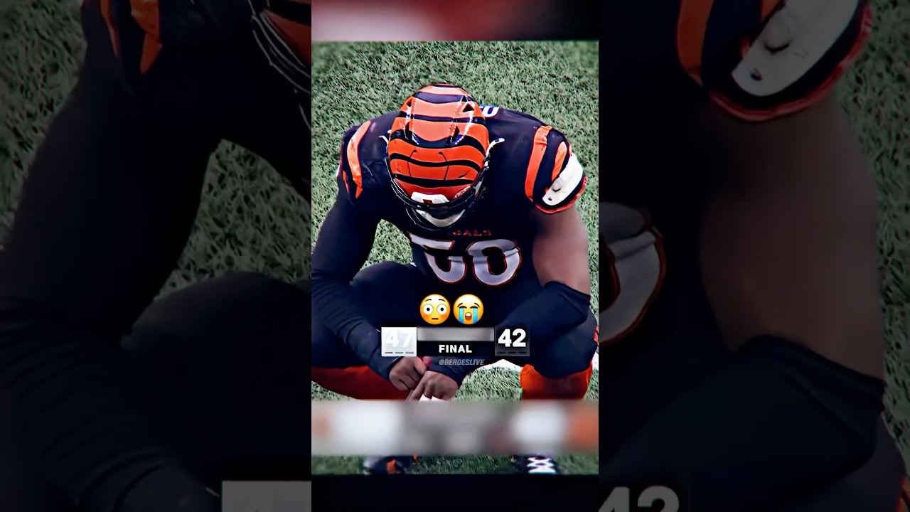 Bears vs Bengals INSANE NO DEFENSE ENDING 😭🙏 #shorts