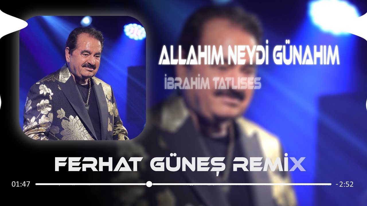 İbrahim Tatlıses'in Unutulmaz Şarkısı: 'Bitti Dünyam Ziyan Oldum Ziyan' (Ferhat Güneş Remix) 🎶