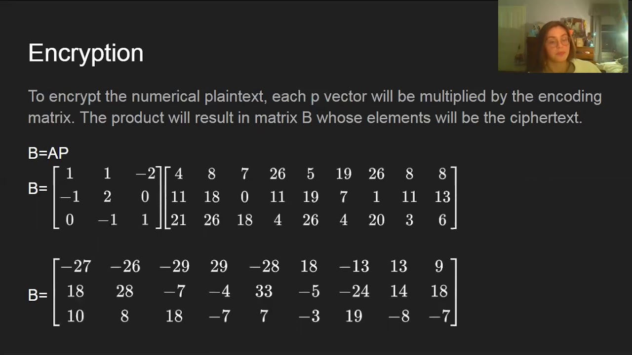 Exploring Linear Algebra Applications in Cryptography
