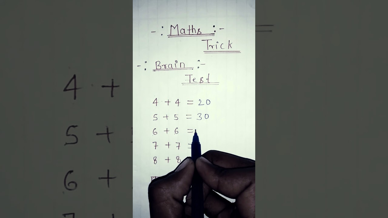 Can You Crack This Mind-Bending Math Puzzle? 🧩 | Shorts
