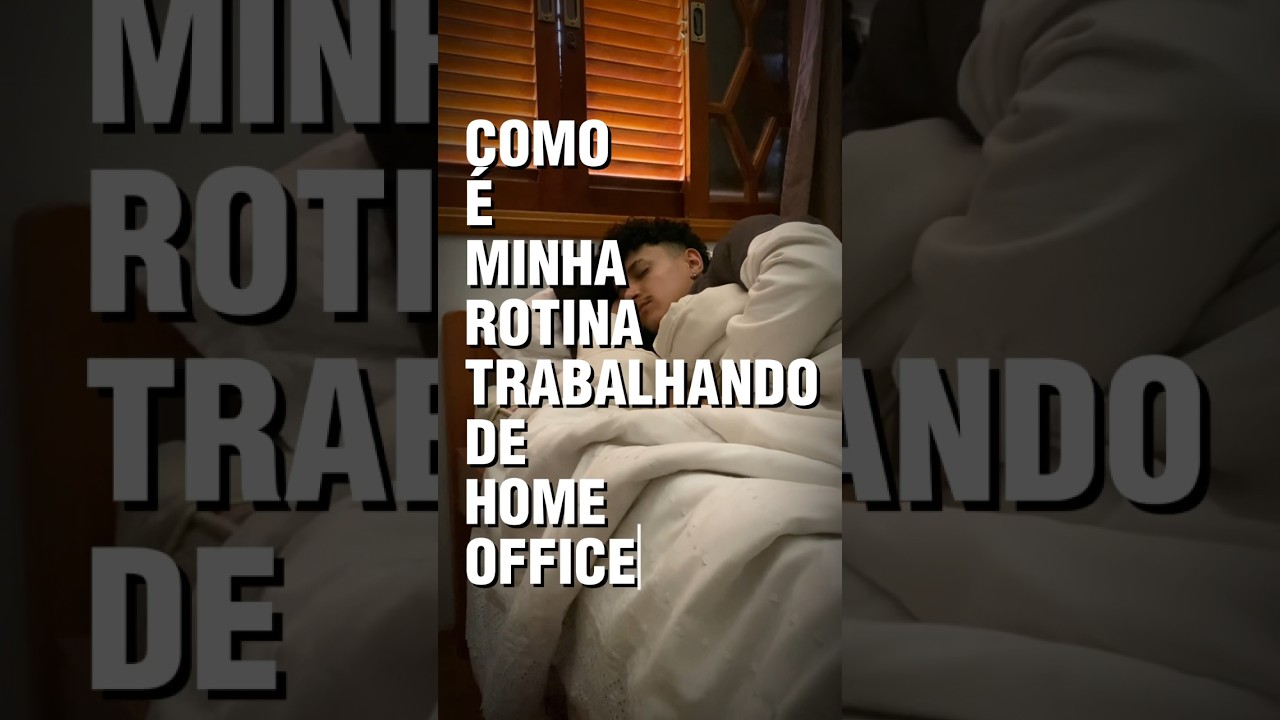 Trabalhar de home office não é preguiça! 💼