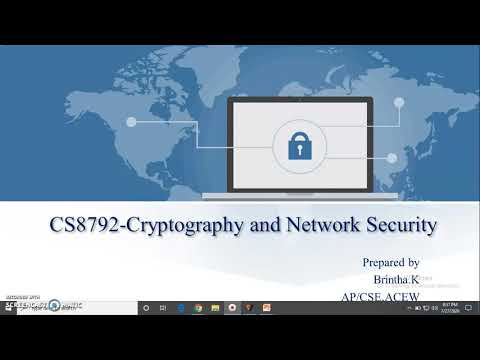 CS8792-Cryptography and Network Security/OSI