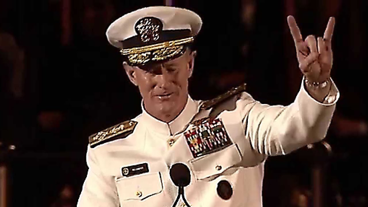 Admiral McRaven's Inspiring Motivational Speech 🎤