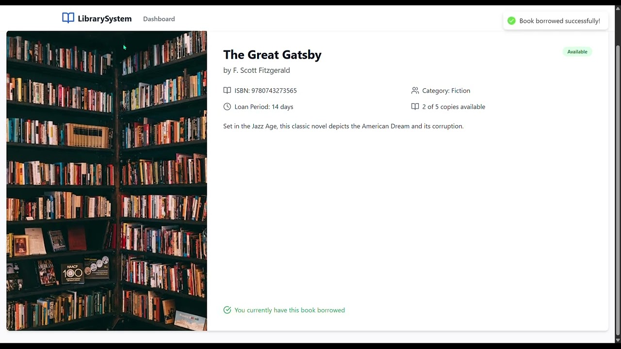 Online Library Management System Demo 📚