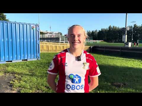 Melgård etter treningskampen mot Stabæk