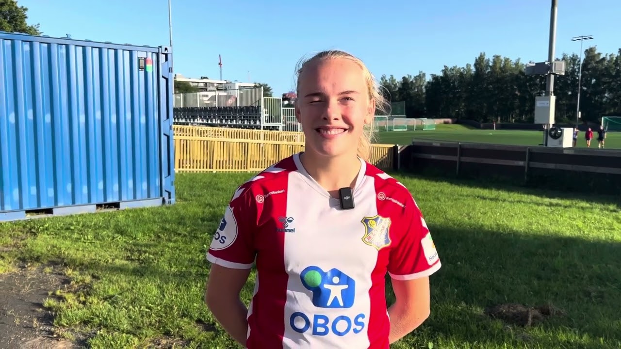 Melgård etter treningskampen mot Stabæk ⚽