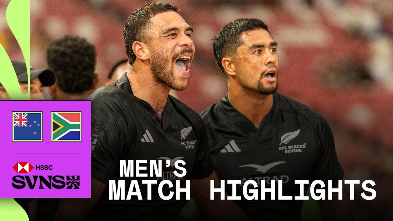 All Blacks 7s Win at HSBC SVNS Singapore 🇳🇿