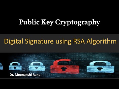 Digital Signature using RSA Algorithm