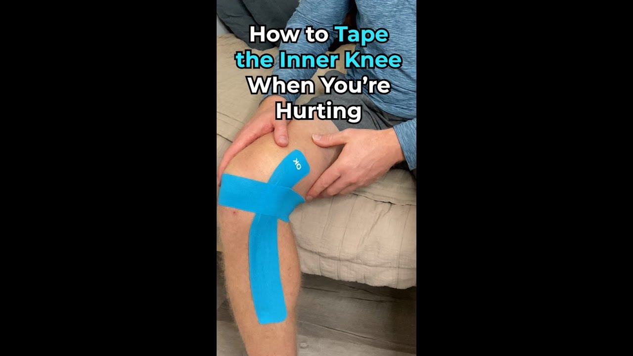 Stop the Knee Pain with this Taping Technique! 🦵🏻