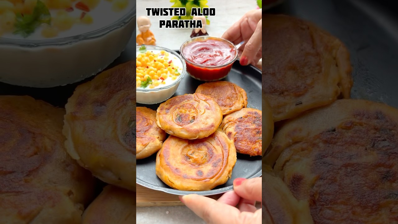 Delicious Twisted Aloo Paratha Recipe 🍽️ | Easy & Trendy Snack