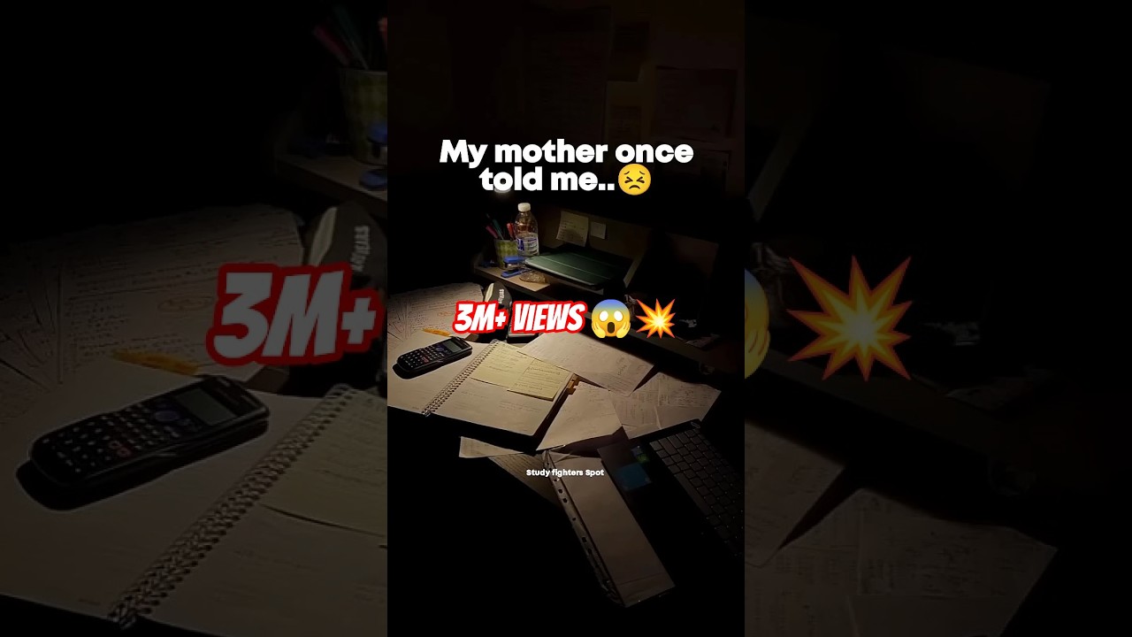 Heartfelt Lesson from Mom That Will Boost Your Study Motivation ❤️