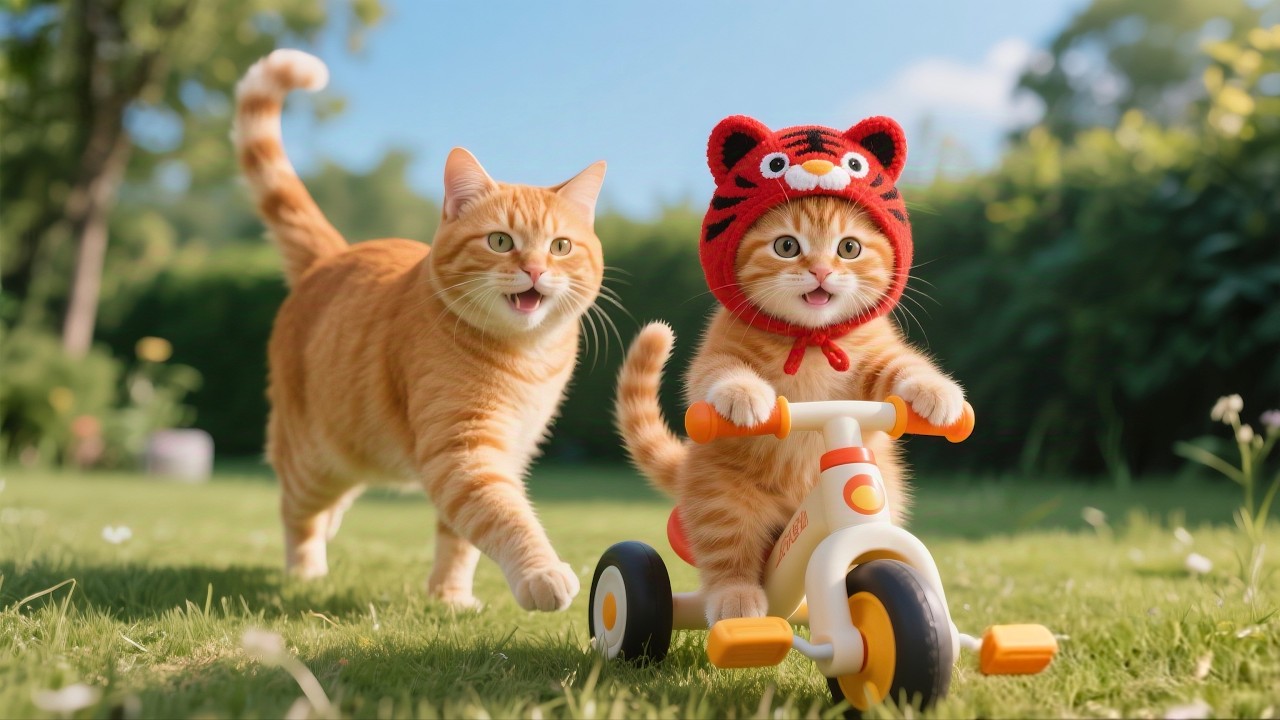 Heartwarming Mama Cat’s Daily Love & Care for Her Kittens 🐾