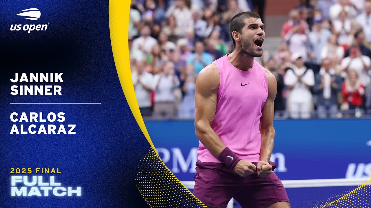 Epic 2025 US Open Final: Sinner vs. Alcaraz Full Match 🎾