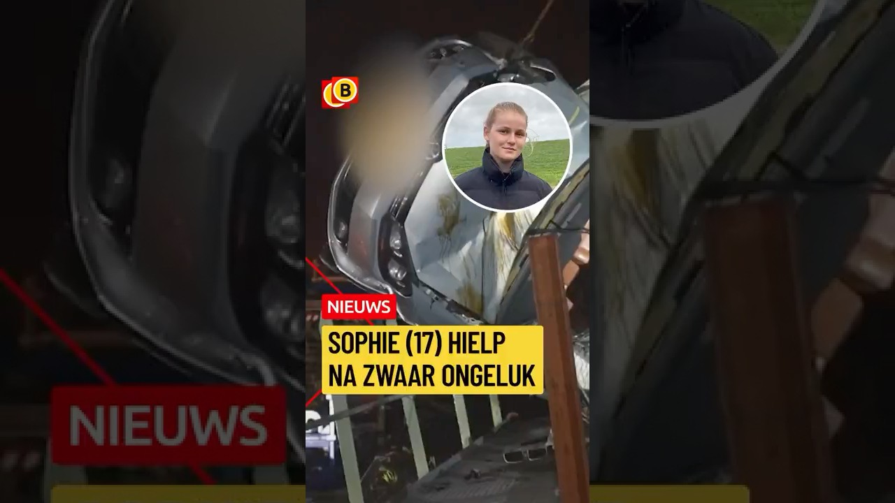 Sophie (17) helpt na zware crash 🚗