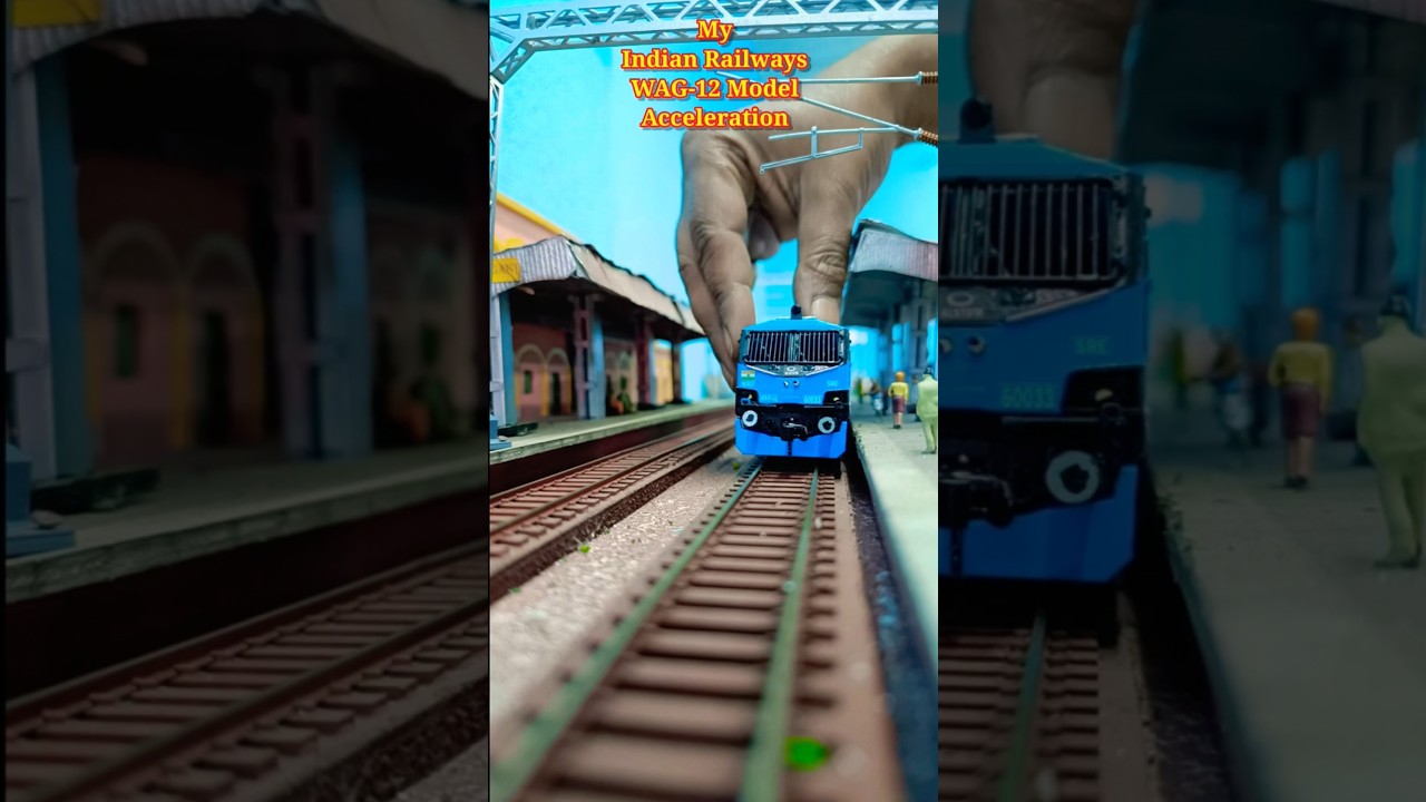 Indian Railways WAG 12 Model & Acceleration 🚆