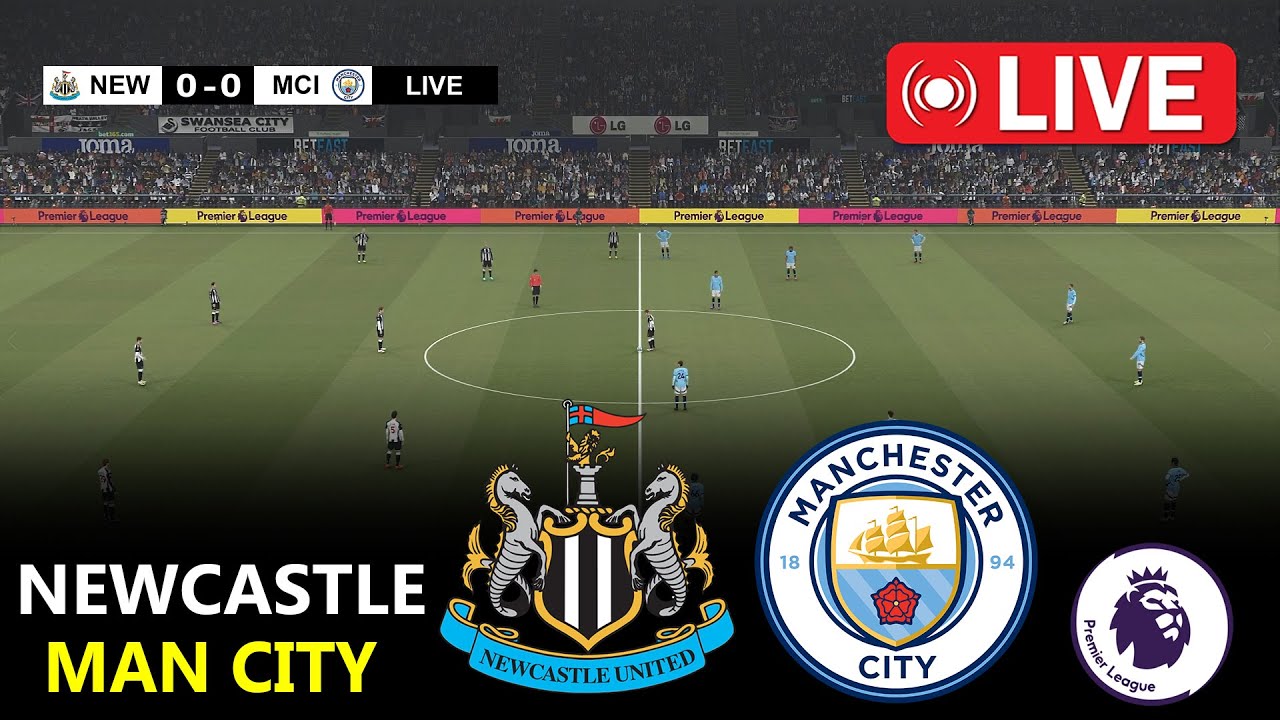 Newcastle United vs Manchester City | Premier League 2025/26 | Epl Live | PES 21 Simulation Gameplay