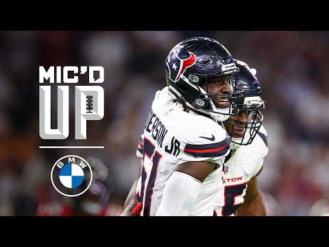 Will Anderson Jr. Mic’d Up vs. Buccaneers | Texans Sack, Punt Block and MNF Energy | BMW
