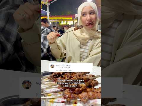 أكل الصين مش كله صراصير #اكسبلور #chinesemusic #travel #food #china #اكل #halal #eatingshow