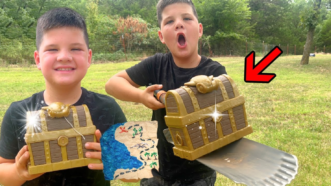 Epic Treasure Hunt with Caleb & Mom! 🗺️ Hidden Treasure Discovered!