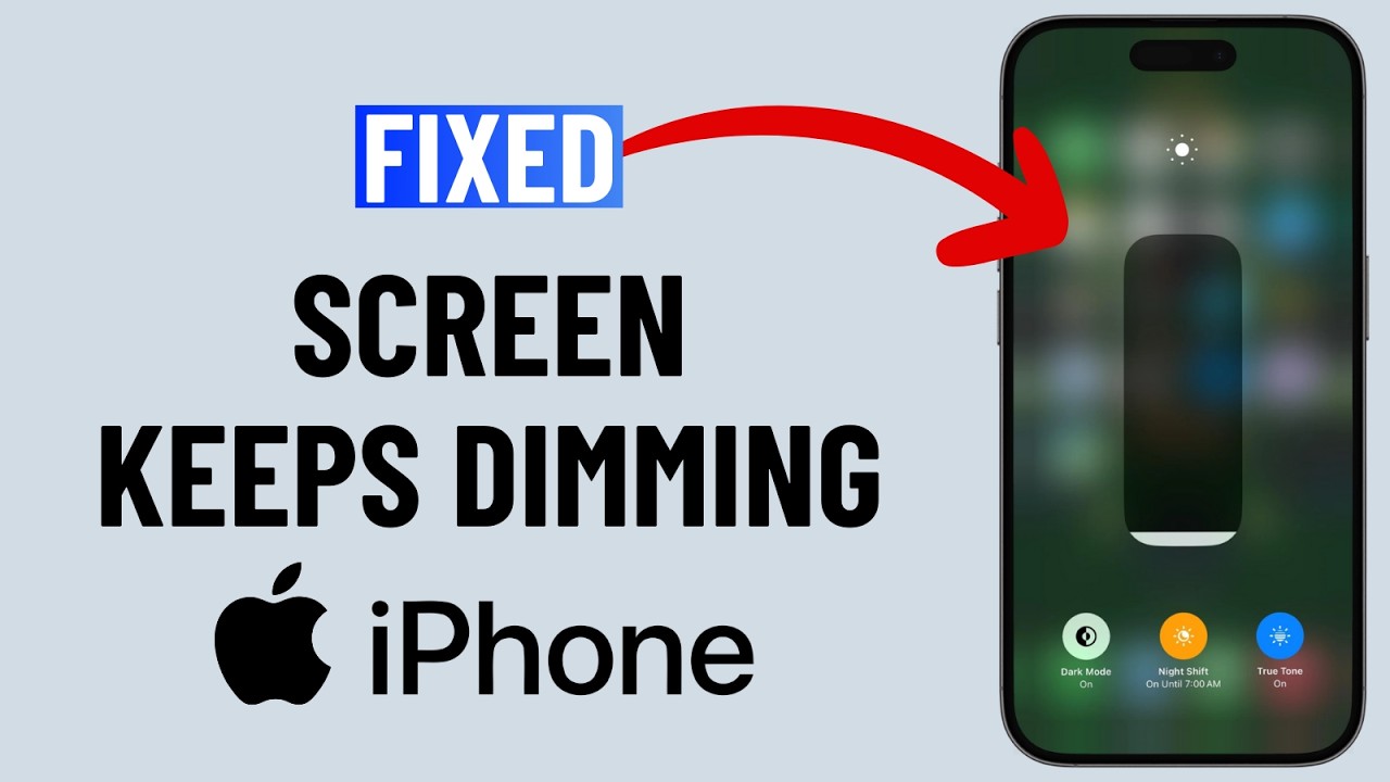 [FIXED] iPhone Screen Keeps Dimming With Auto Brightness Off (iOS 26)