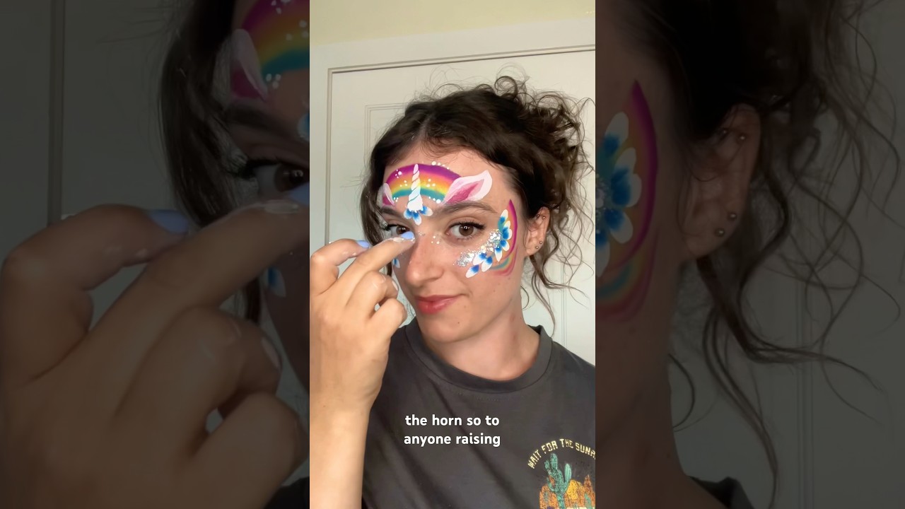 Unicorn Face Paint for Kids 🦄