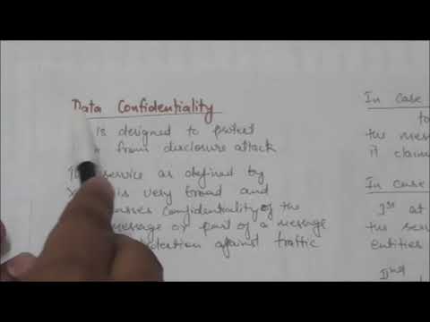 NETWORK SECURITY-5| SECURITY SERVICES, SECURITY GOALS