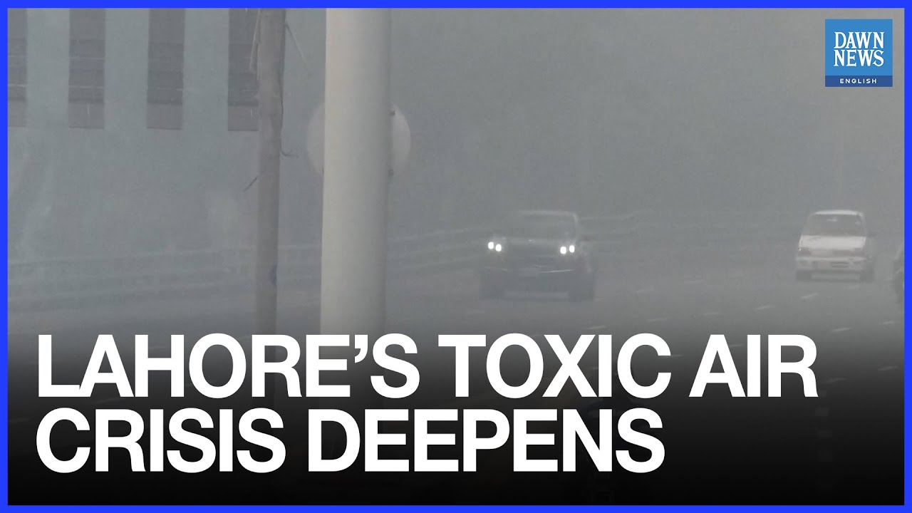 Lahore Suffers Severe Smog Crisis with AQI at 'Hazardous' Levels 🚨