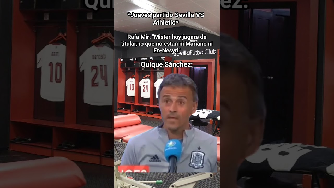 Rafa Mir: "Mister #SevillaFC #viralfutbol #southnervis #laliga #parati #fyp #rafamir