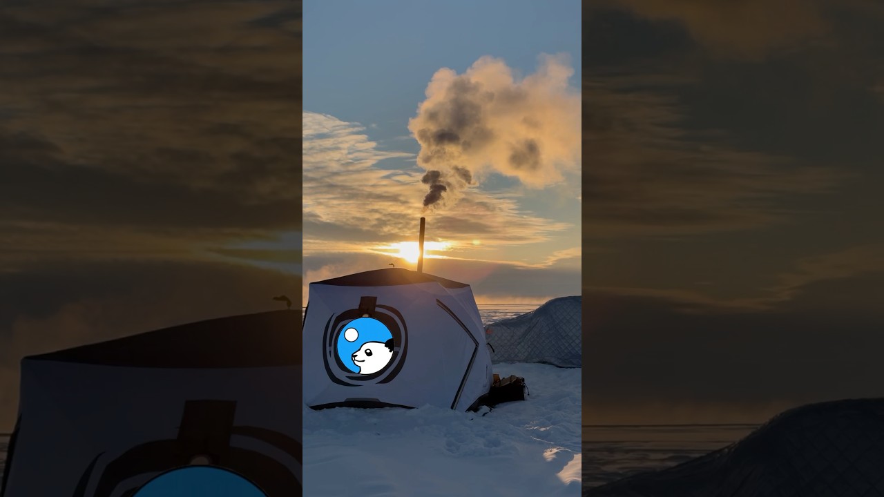 Winter fishing❄️🎣 / Зимняя рыбалка❄️🎣 #pandasakha #fishing #food